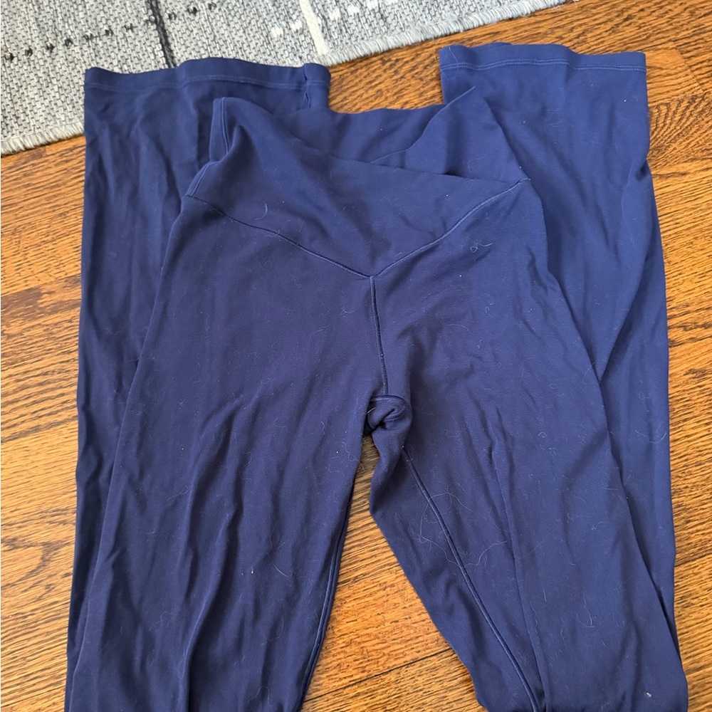 aerie Navy Blue leggings flare
